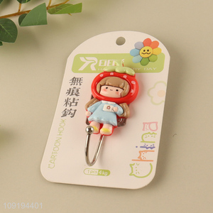 China Imports 1PC Cute Hooks Heavy Duty Adhseive Hooks for Kitchen