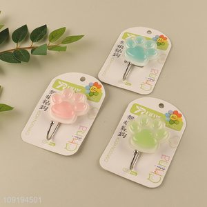 China Imports 1PC Cat Paw Shape Wall Hooks Utility Hooks for Bathroom