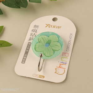Popular Product 1PC Flower Wall Hooks Strong Adhesive Hooks for Hanging