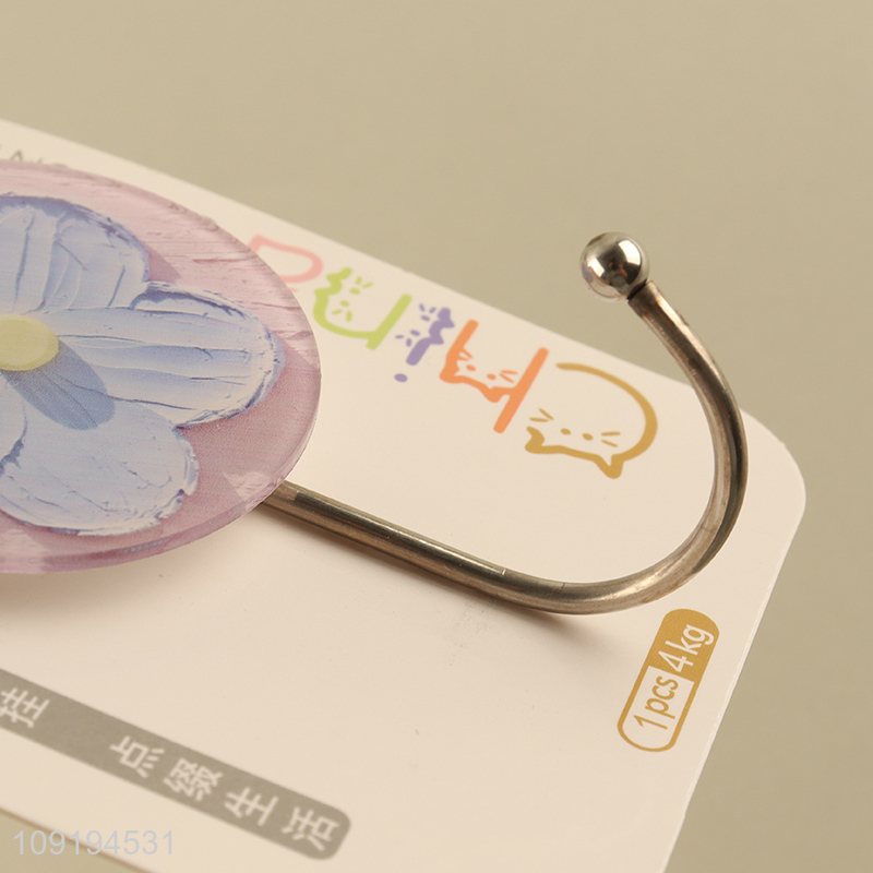 Online Wholesale 1PC Flower Hooks Heavy Duty Adhseive Hooks for Kitchen
