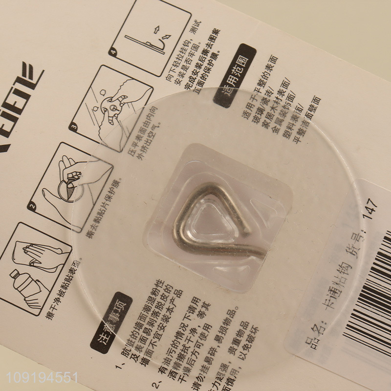 New Arrival 1PC Chinese Character Hooks Adhesive Hooks Sticky Wall Hooks