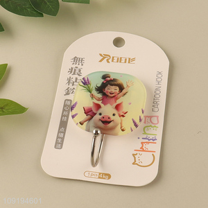 China Imports 1PC Cute Wall Hooks Strong Adhesive Towel Coat Hooks
