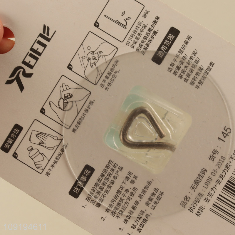 Factory Supply 1PC Cute Adhesive Hooks Decorative Towel Coat Key Hooks