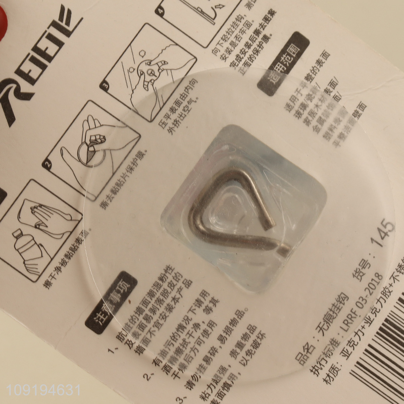 Online Wholesale 1PC Cute Adhesive Wall Hooks Utility Hooks for Bathroom