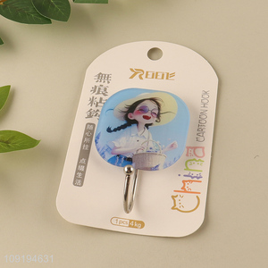 Online Wholesale 1PC Cute Adhesive Wall Hooks Utility Hooks for Bathroom