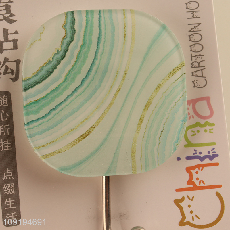 Factory Price 1PC Creative Hooks Adhesive Hooks Waterproof Coat Key Hooks