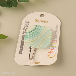 Factory Price 1PC Creative Hooks Adhesive Hooks Waterproof Coat Key Hooks