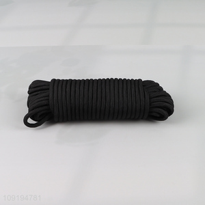 Popular products black non-slip polyester clothesline clothes hanger rope