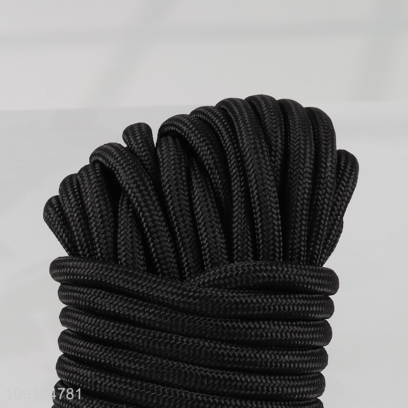 Popular products black non-slip polyester clothesline clothes hanger rope