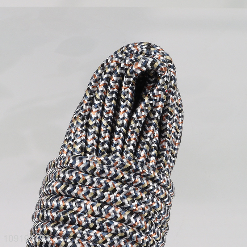 Factory price anti-slip 20m polyester clothesline clothes hanger rope for sale