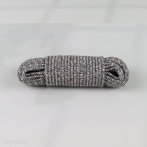 Factory price anti-slip 20m polyester clothesline clothes hanger rope for sale