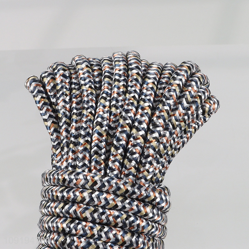 Factory price anti-slip 20m polyester clothesline clothes hanger rope for sale