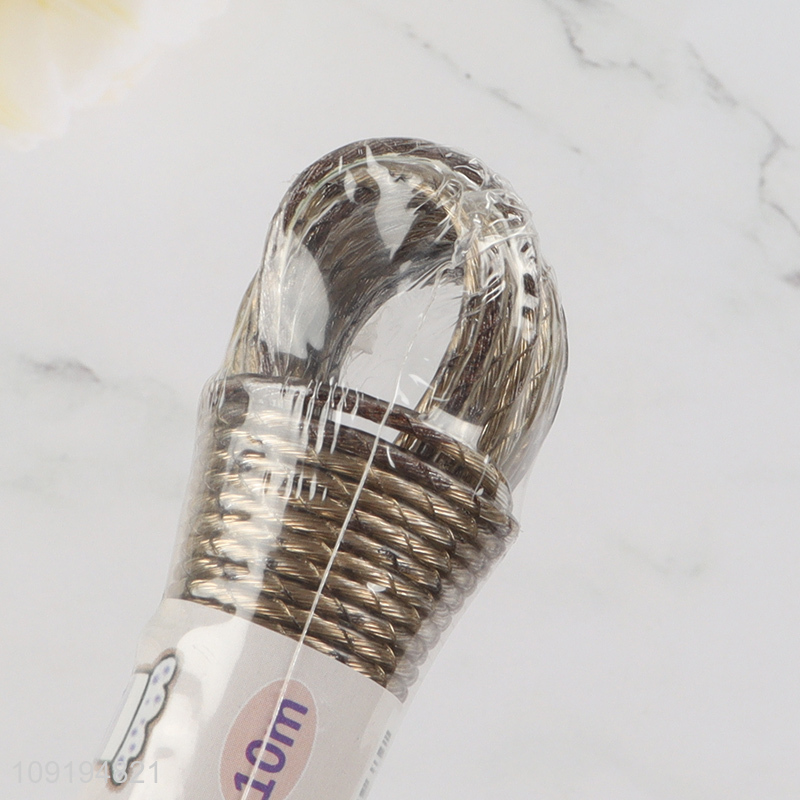 Low price 10m pvc anti-slip clothesline clothes hanger rope for household