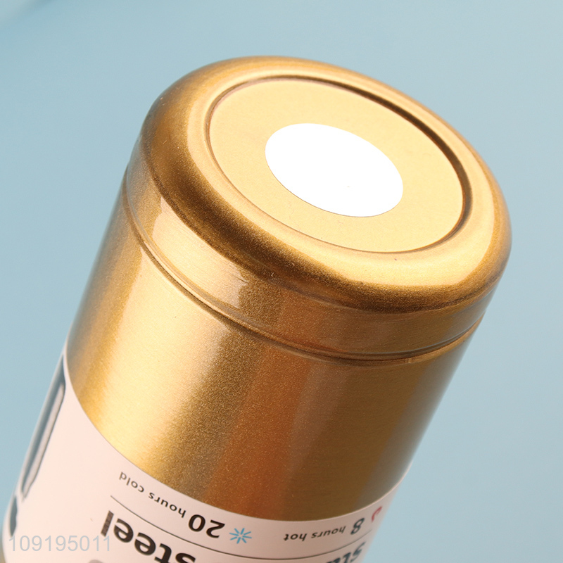 China Imports Stainless Steel Insualted Sports Water Bottle with Rope Handle