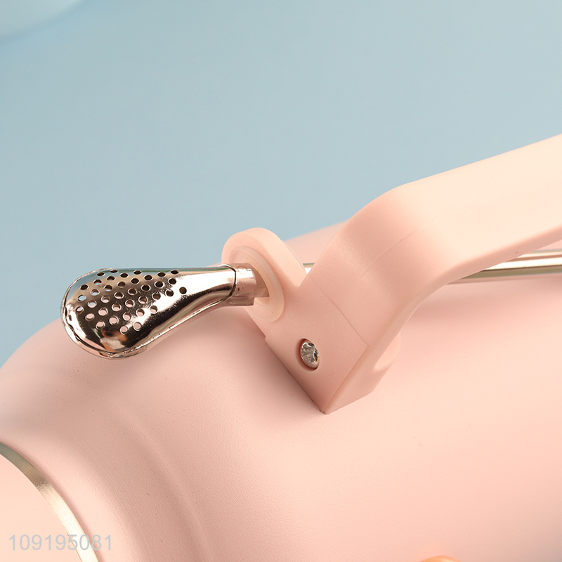 High Quality Portable Creative Insulated Water Bottle with Straw Filter Spoon