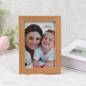 Good selling solid wood rectangle photo frame picture frame wholesale