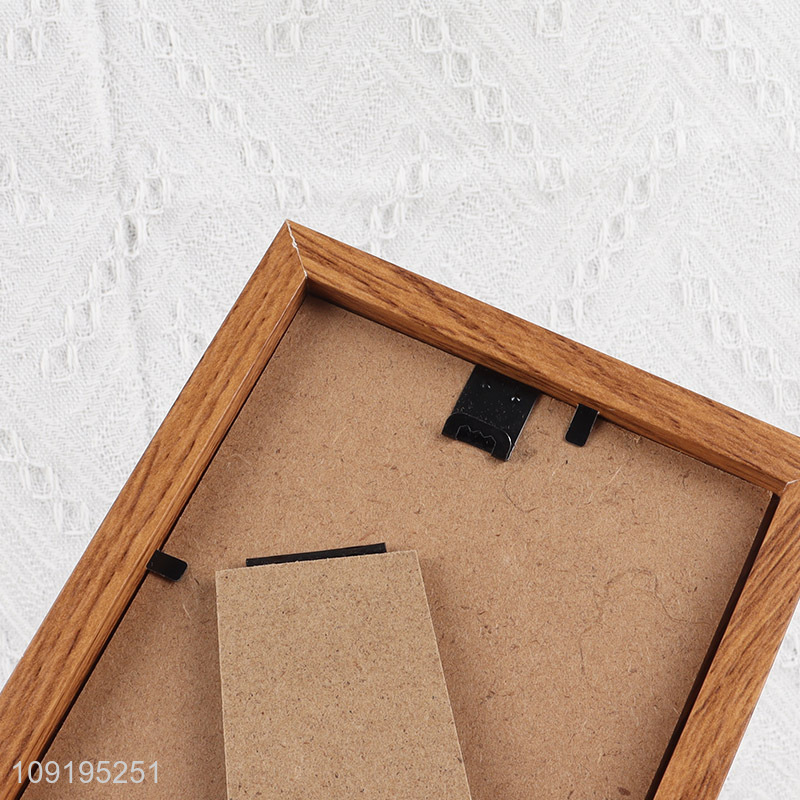Factory direct sale wooden rectangle photo frame picture frame wholesale