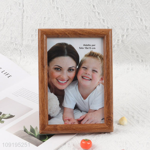 Factory direct sale wooden rectangle photo frame picture frame wholesale