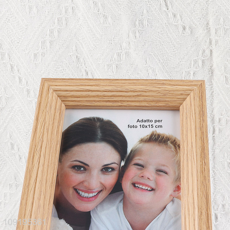 China wholesale desktop decor standing photo frame picture frame
