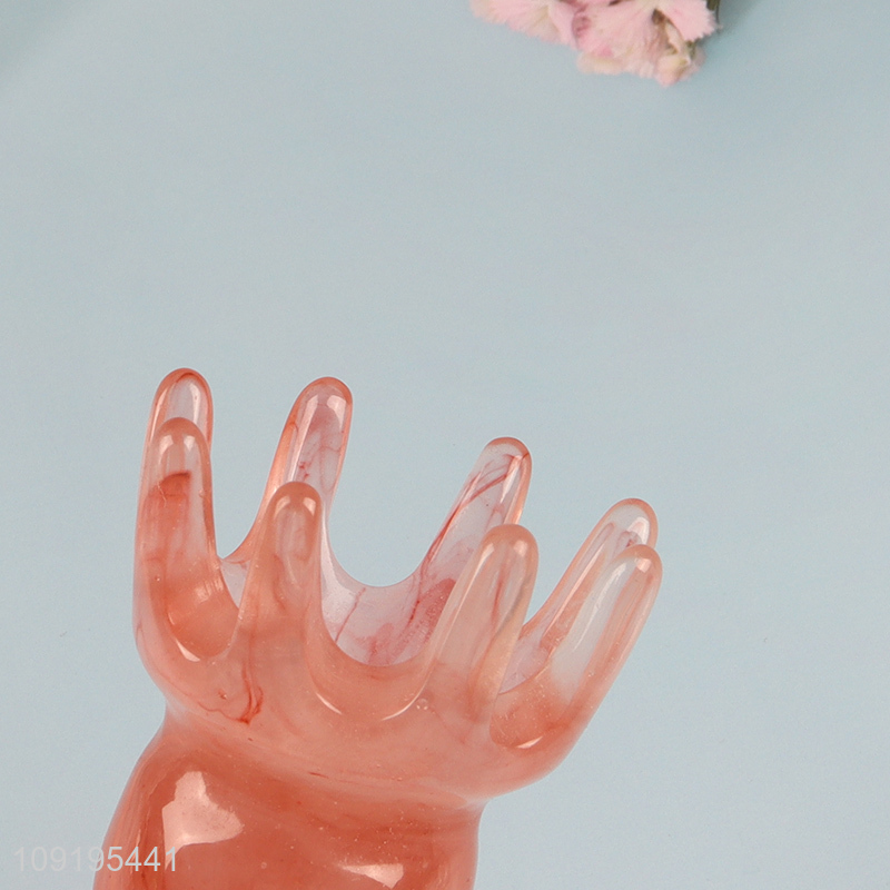 Factory price octopus shape resin head massager for personal care