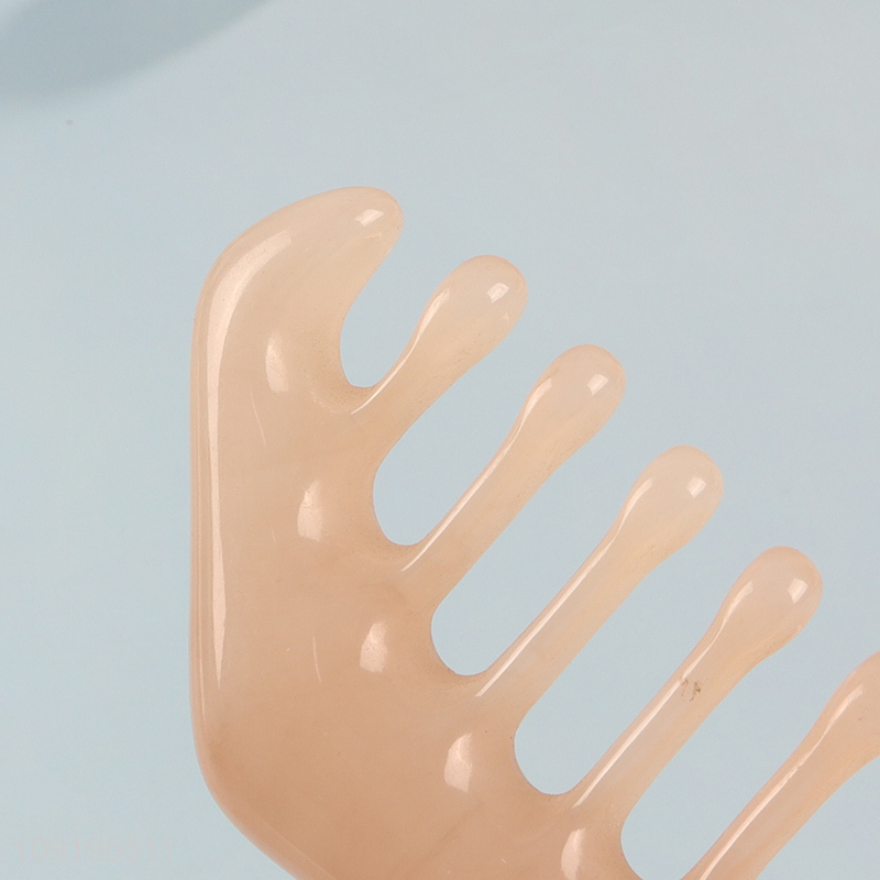 Good quality wide teeth adult scalp head massager scraping board