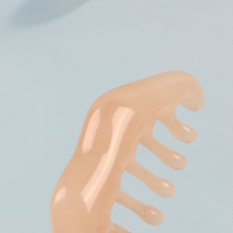 Good quality wide teeth adult scalp head massager scraping board