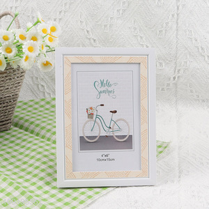 Popular products desktop decor plastic 4*6inch photo frame picture frame