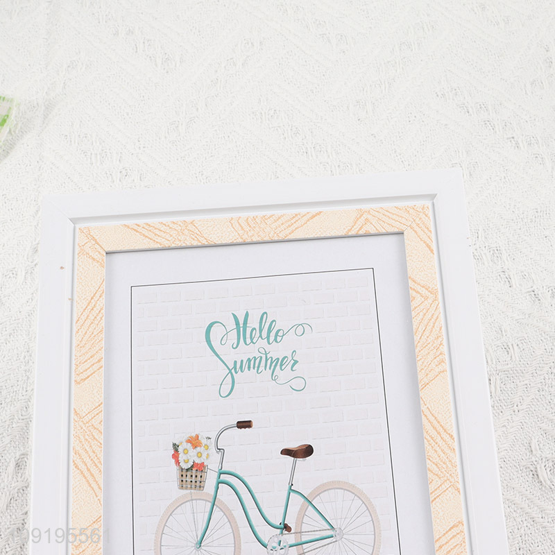 Popular products desktop decor plastic 4*6inch photo frame picture frame