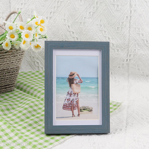 High quality plastic 4*6inch photo frame picture frame for home decor