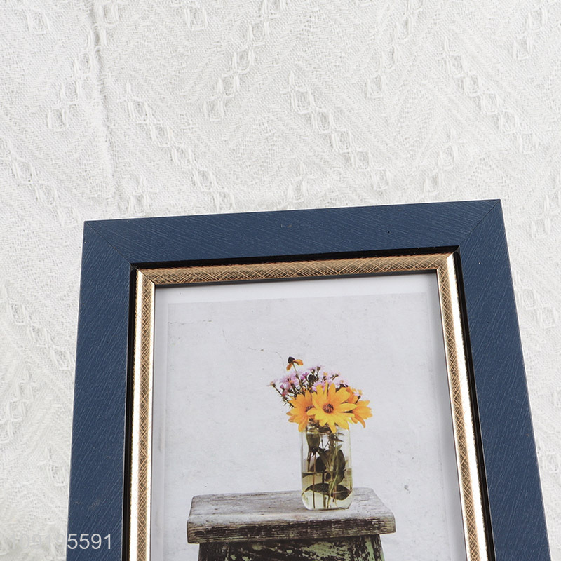 Yiwu market desktop standing 4*6inch photo frame picture frame for family
