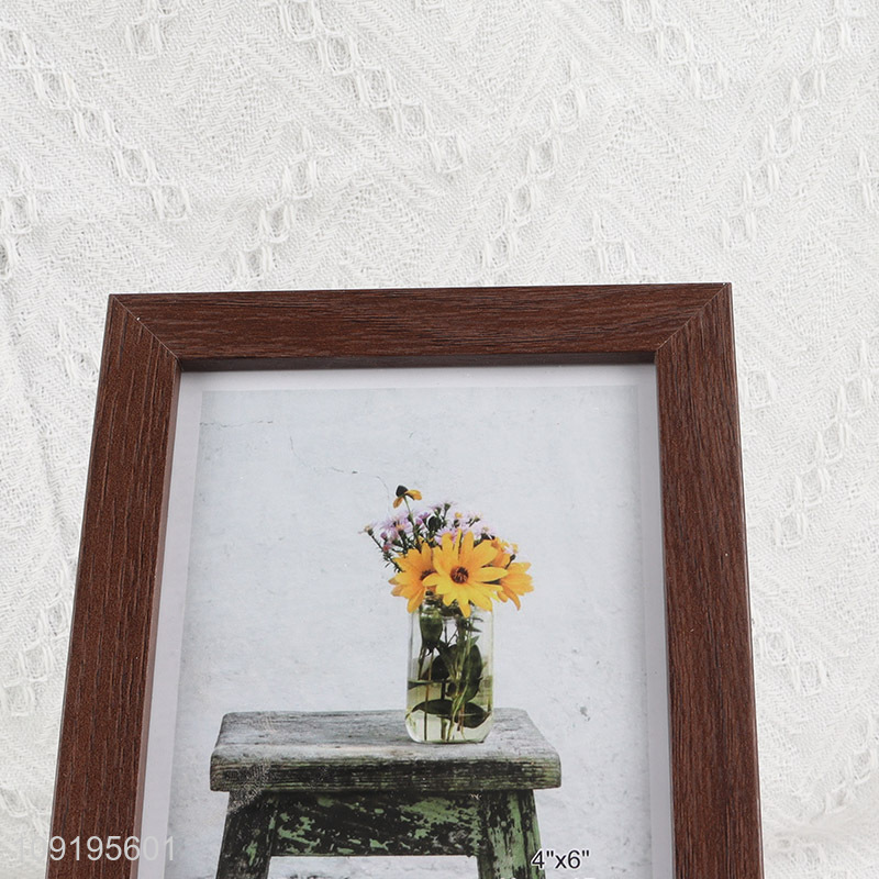 Low price rectangle family couple 4*6inch photo frame picture frame