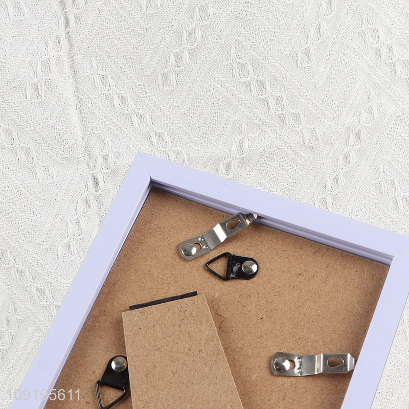 High quality plastic 4*6inch photo frame picture frame for home decor
