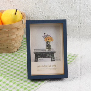 New arrival rectangle home decor family 4*6inch photo frame picture frame