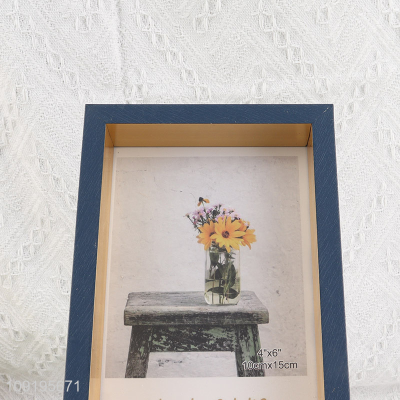New arrival rectangle home decor family 4*6inch photo frame picture frame