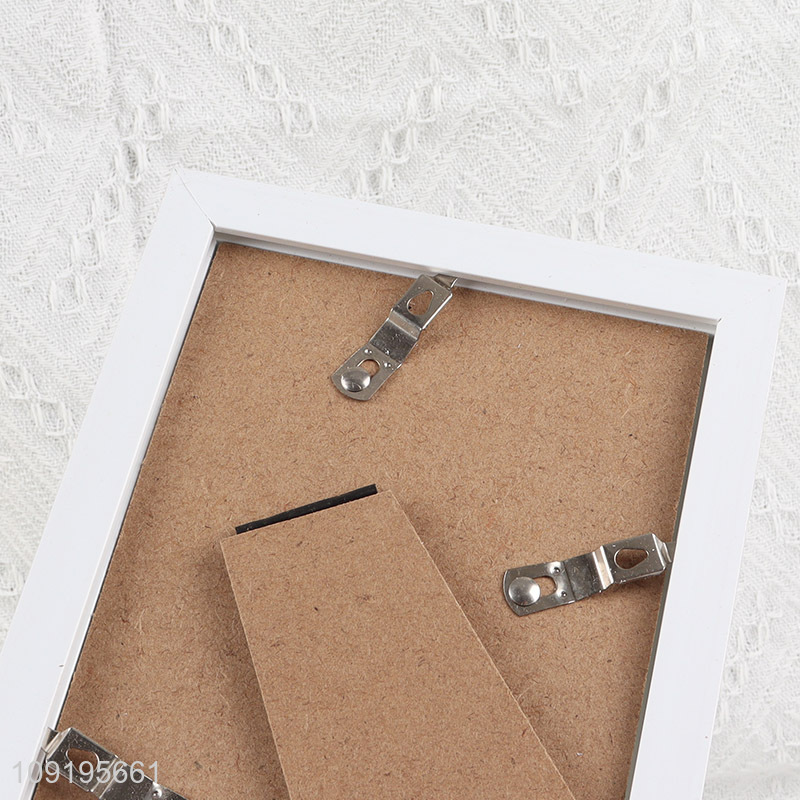 Factory price rectangle desktop decor 4*6inch photo frame picture frame