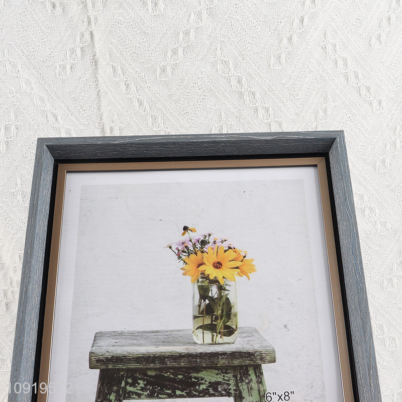 China products desktop decor 6*8inch photo frame picture frame