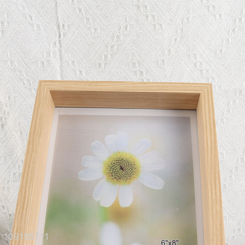 Good price rectangle 6*8inch photo frame picture frame for home decor