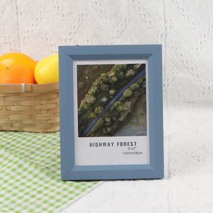Yiwu market rectangle home decor 5*7inch photo frame picture frame