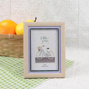 China wholesale home decor 4*6inch photo frame picture frame for family