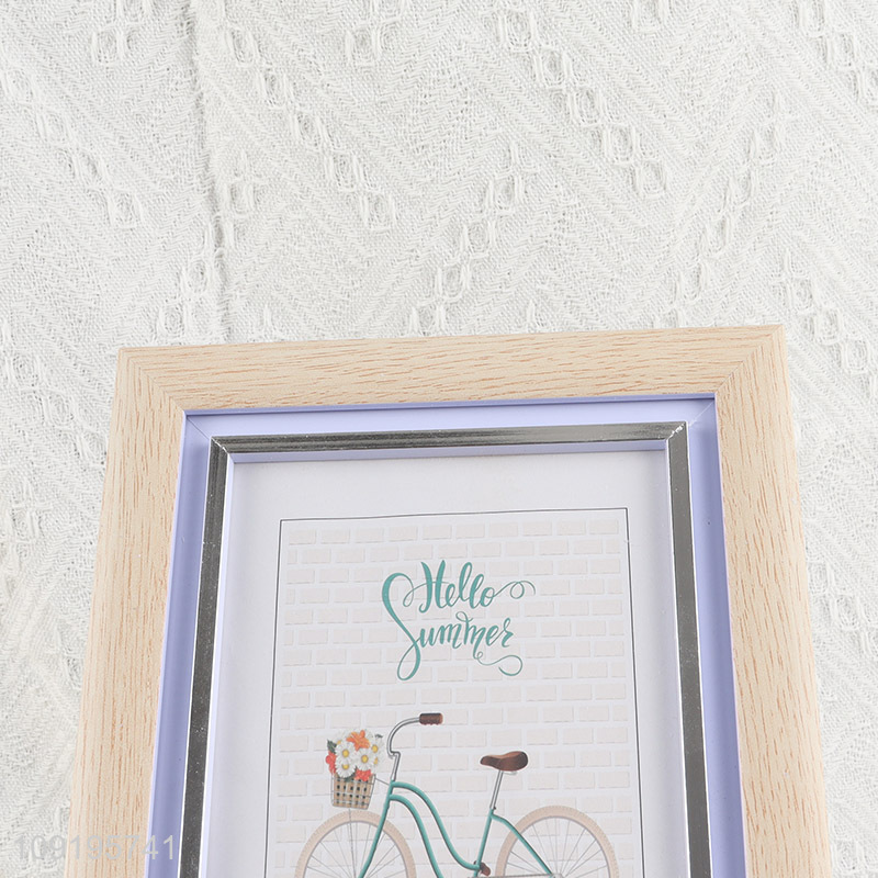China wholesale home decor 4*6inch photo frame picture frame for family