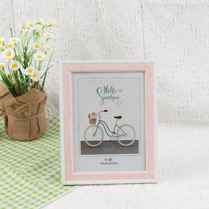 Top selling rectangle desktop decor 6*8inch photo frame picture frame wholesale