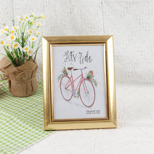 New product plastic 6*8inch photo frame picture frame for home decor