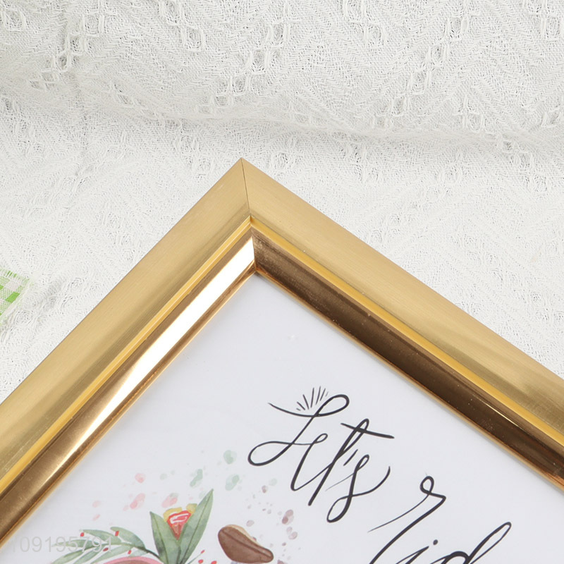 New product plastic 6*8inch photo frame picture frame for home decor