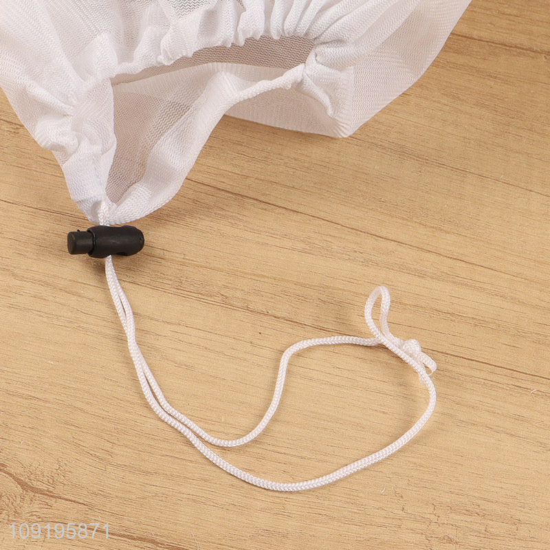 Yiwu market polyester household drawstring bag laundry bag for sale