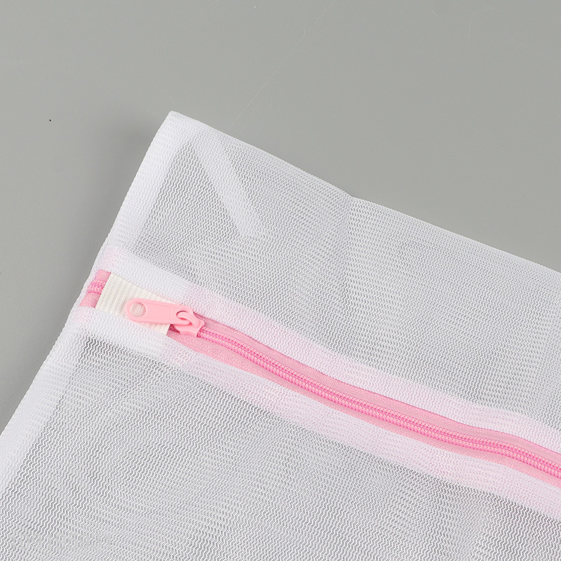 High quality polyester mesh washing machine laundry bag with zipper