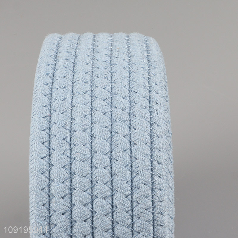 Hot selling round household desktop organizer storage basket wholesale