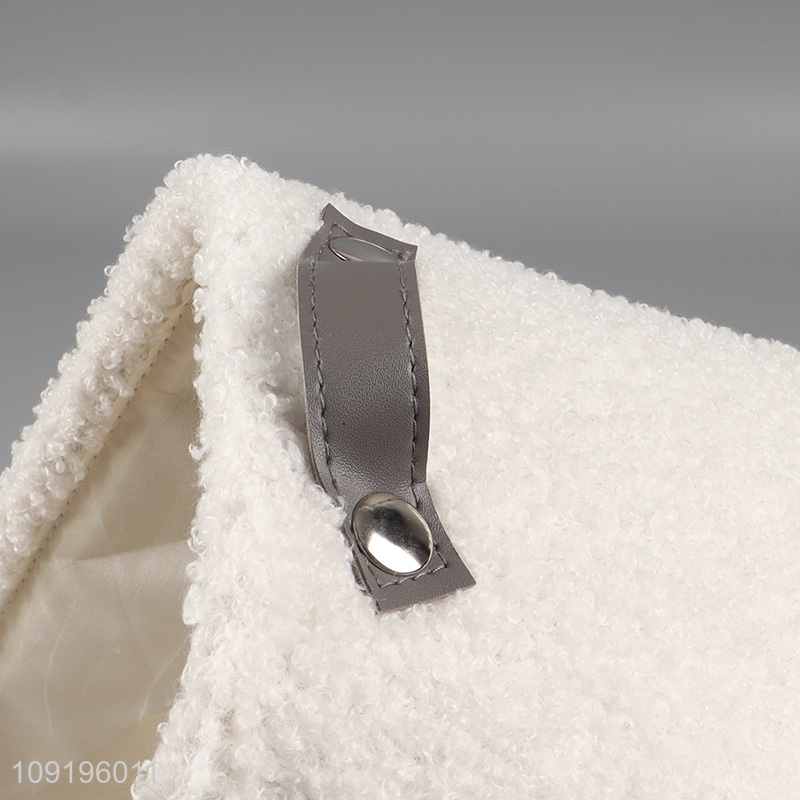 Top quality household polyester storage basket with handle