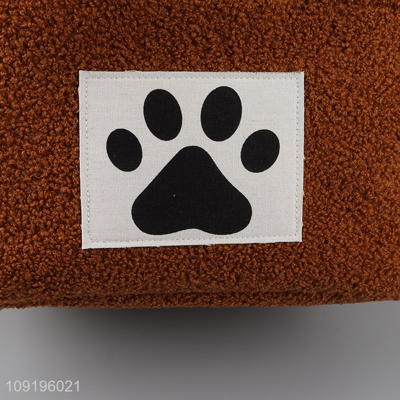 Good selling rectangle polyester household storage basket with handle