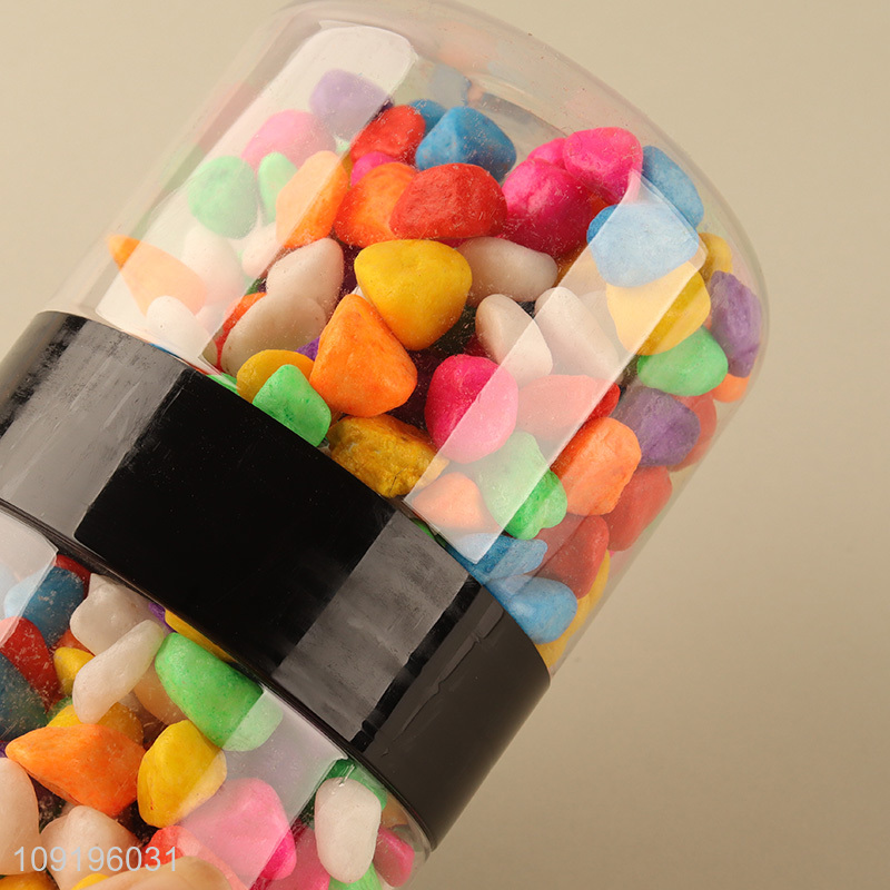 Factory Price 10-12mm Colored Rive Socks Fish Tank Filler Stones Mix Colors