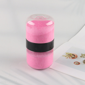 China Imports No.6 Colored Sand Terrarium Centerpiece Filler Pink Colored Sand